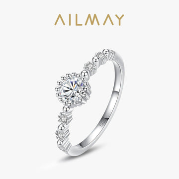 *NEW* Classic Luxury AAAA High Quality Simulated Diamonds Sterling Silver Fashion Ring - The Jewellery Supermarket